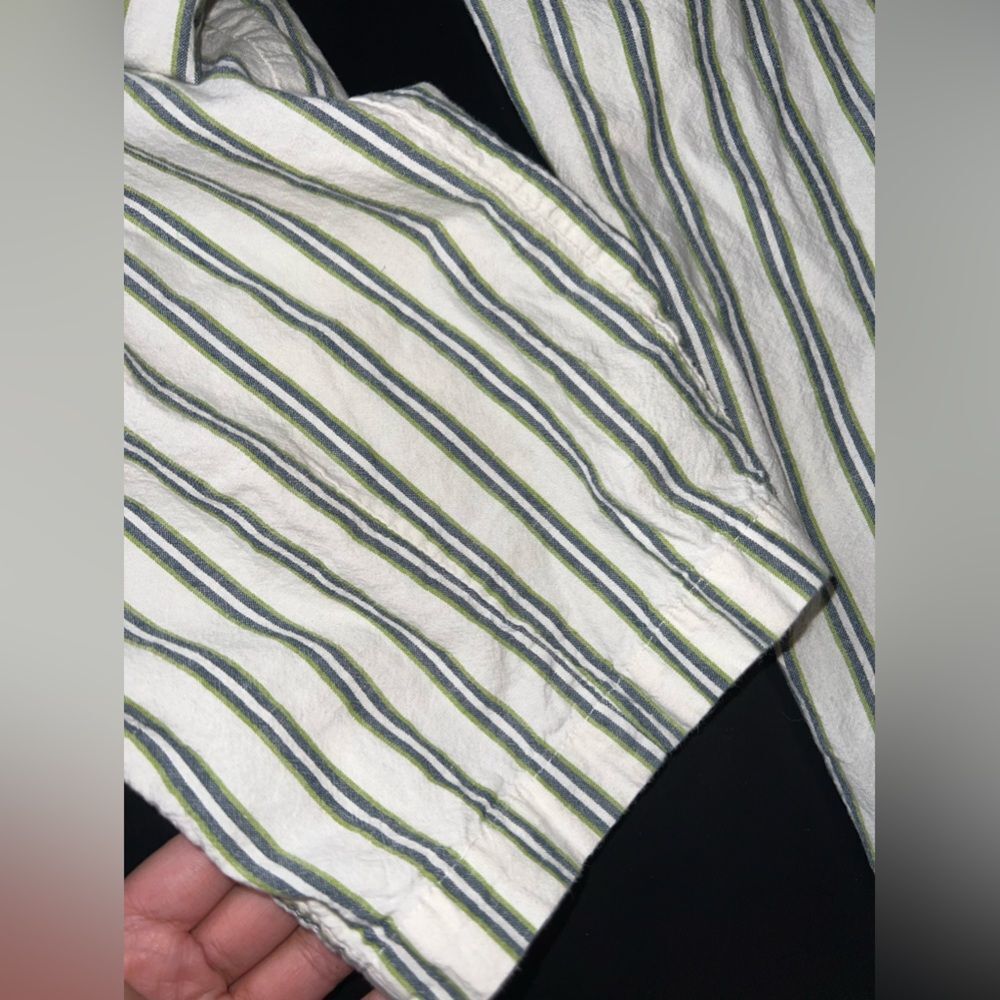 Urban Outfitters Striped Cotton & Linen Blend Women’s Pants size Medium EUC - Picture 2 of 8